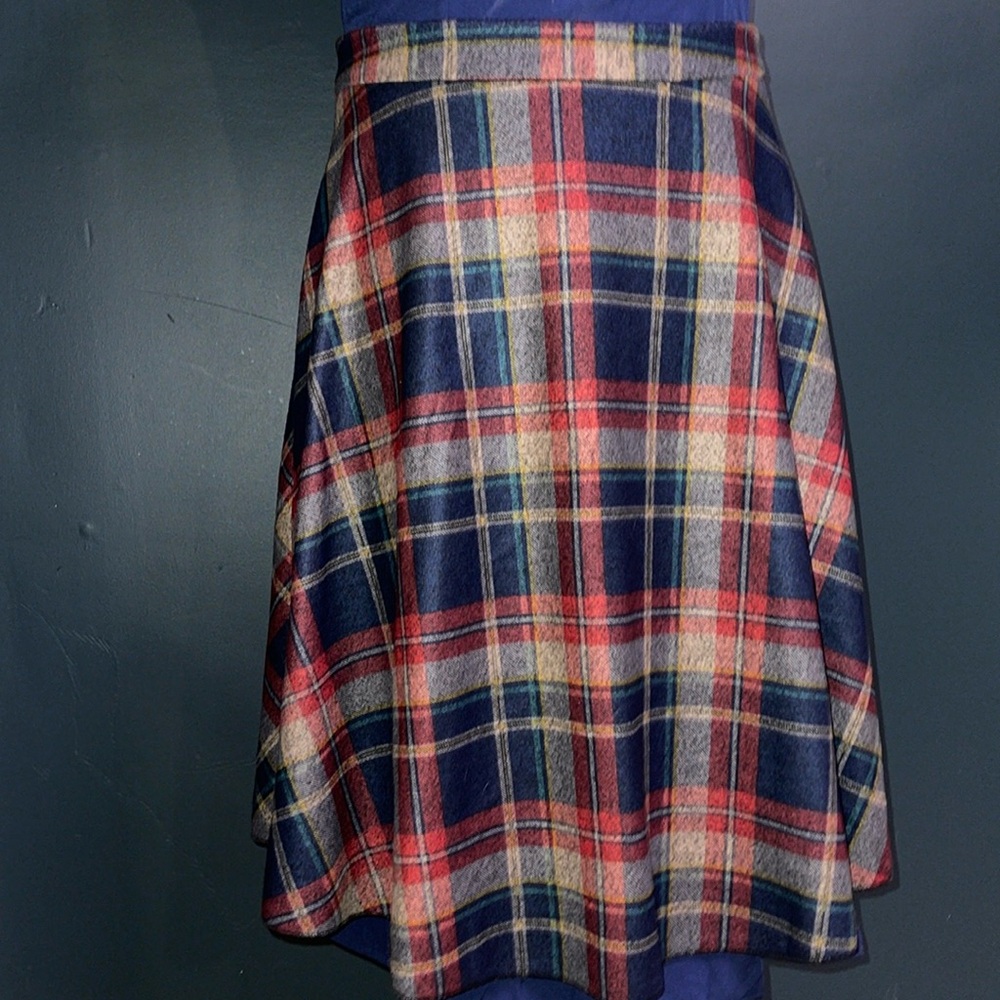 Beautiful plaid circle skirt
